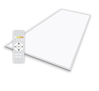 2ft. x 4ft. 40W LED White/Rectangular Flat Panel Light, 4 CCT Color Adjustable LED Panel 2.4G Wireless - PLR-50W-126-28-TG-13